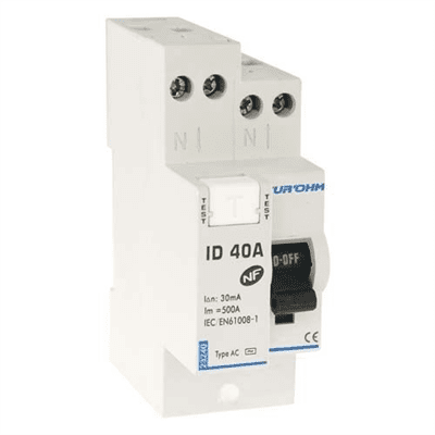 INTER DIFF 2 x 40A 30mA TYPE AC – EUR23240