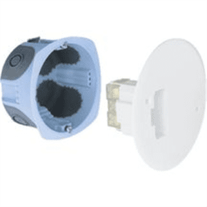EUR'OHM-Boîte-applique-étanche-54mm-Boîte-lumineuse-Boîte-murale-Boîte-plafond-Installation-électrique-Point-lumineux-Douille-éclairage-Boîte-compacte-Équipement-électricien-Plastique-isolant-Accessoire-électrique-Fiable