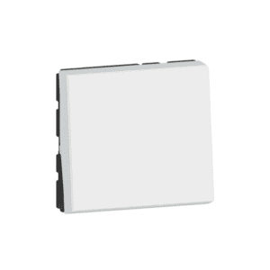 LEGRAND Mosaic - Bouton poussoir 2 modules blanc - 077040L