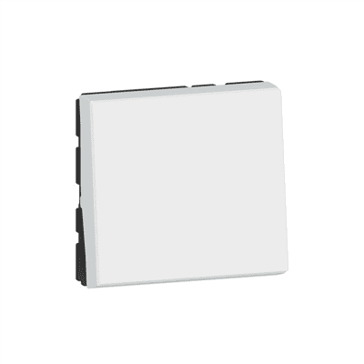 Poussoir inverseur Mosaïc 6A 2 modules blanc – 077040L