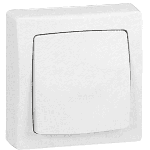 LEGRAND OTEO - Va et vient saillie blanc - 086001