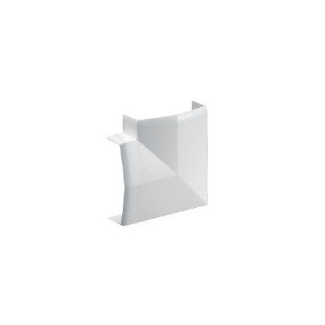 Angle plat pour moulure Axis 32×16 blanc