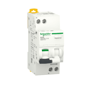 disjoncteur-fusible-acti9-protection-electrique-rail-din-differentiel-30ma-schneider-mono-1p+n-neutre-1p-16a-230v-a9dk1616