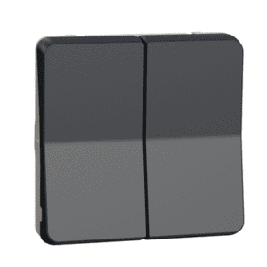 SCHNEIDER MUREVA STYL - Double va et vient composable gris ip55 - MUR35019