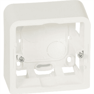 fiable-moderne-économique-esthétique-design-durable-pratique-élégant-simple-innovant-compact-robuste-accessible-polyvalent-intemporel-sécurisé-adaptable-stylé-essentiel-legrand-mosaic-cadre-saillie-apparent-1-postes-troue