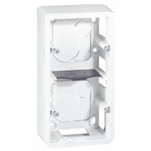 fiable-moderne-économique-esthétique-design-durable-pratique-élégant-simple-innovant-compact-robuste-accessible-polyvalent-intemporel-sécurisé-adaptable-stylé-essentiel-legrand-mosaic-cadre-saillie-vertical-2-postes