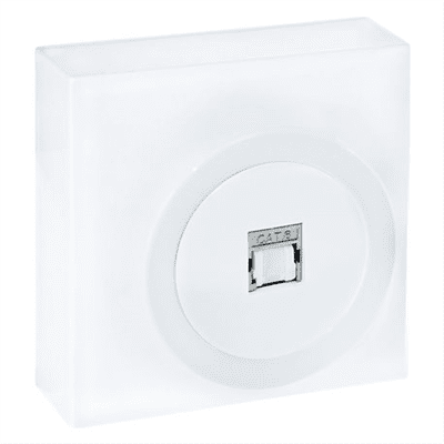 DUNE Prise RJ45 UTP Cat6 Gr.1 Saillie Blanc – 60971