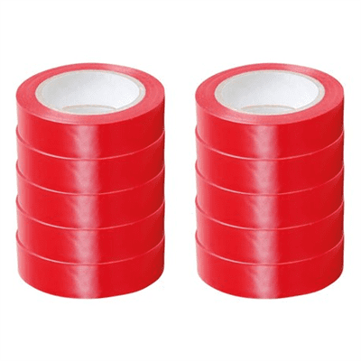 EUR’OHM – Scotch rouge diamètre 15mm – 72005