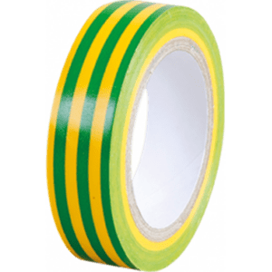 eur'ohm-scotch-vert-jaune-isolation-électrique-marquage-câbles-adhésif