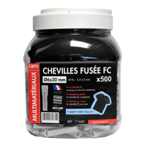 chevilles-FC8-40-foret-8mm-RAM-fixations-plaques-béton-brique-perçage-ensemble-durable-outillage