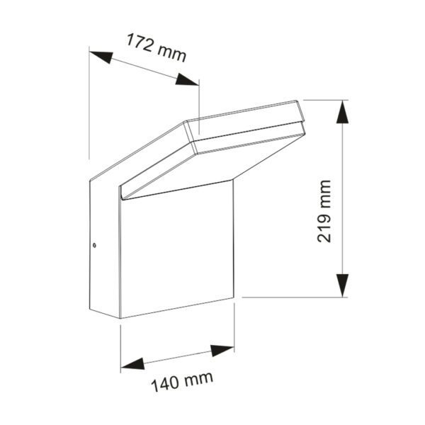 BENEITO - Applique NEO XL led 18W 3000K 1640LM blanc IP54 - 3890 – Image 4