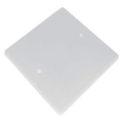 EUR’OHM – Couvercle a vis 110×110 blanc – 52304