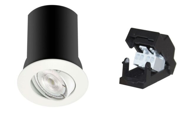 INDIGO - SPOT ORIENTABLE GU10 RECOUVRABLE BLANC - DO33104 – Image 3