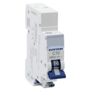 Eur'Ohm-disjoncteur-10A-4.5kA-PH+N-protection-électrique-sécurité-norme-NF-modulaire-installation-domestique-tertiaire