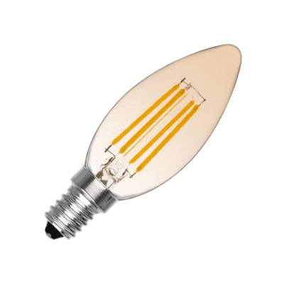 Ampoule E14 flamme 4W 4000K 470LM – LUXAE14C4M