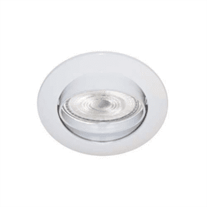 INDIGO - Spot orientable GU10 230V douille automatique blanc - DO54730