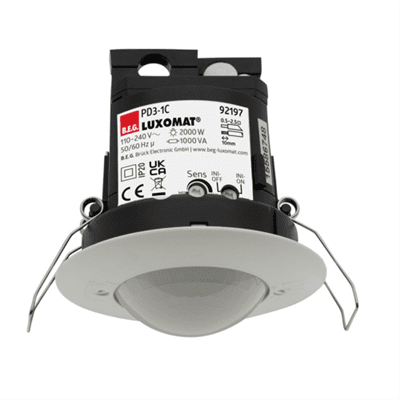 BEG – Détecteur infrarouge 360° 2300W encastrée IP44 – 92197