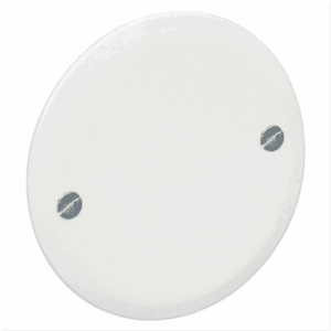 EUR'OHM - Couvercle a vis diamètre 80 blanc - 52302