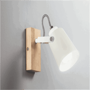 Applique EDA E14 bois blanc - EDAAP1