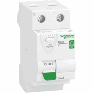 interrupteur-différentiel-2P-63A-Schneider-Resi9-30mA-Type-AC-automatique-protection-électrique-fuites-courant