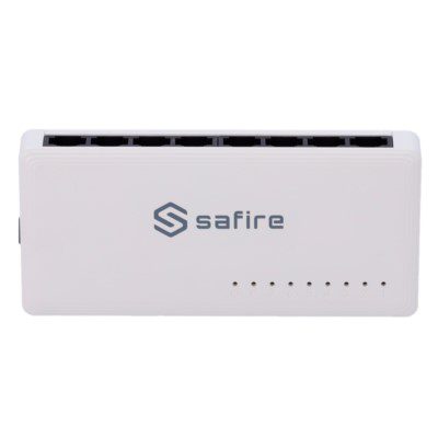 SAFIRE – Switch 8 ports 10/100/1000 Mbps Plug&Play