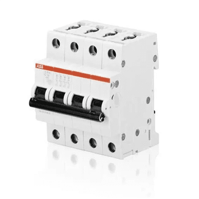 ABB S200L – Disjoncteur 4X10A courbe C 4.5/6KA – 350436
