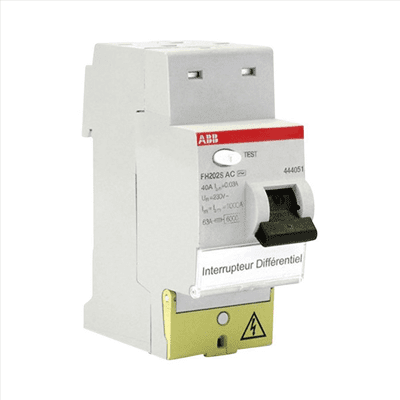 ABB F204 – INTERRUPTEUR DIFFERENTIEL 2X40A 30MA TYPE A – 444151