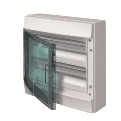ABB – Coffret étanche porte transparente 18 modules 2 rangée IP65 – L629984