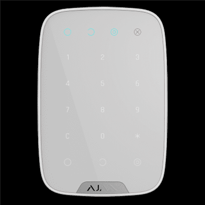 AJAX – Clavier sans fil blanc – AJ-KEYPAD-W