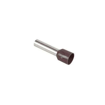 EMBOUT DE CABLAGE SIMPLE 10MM² BRUN L2=12 L1=22MM BLISTER 50PCS