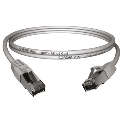 Cordon RJ45 catégorie 6 F/UTP 0.5M – 6F005M