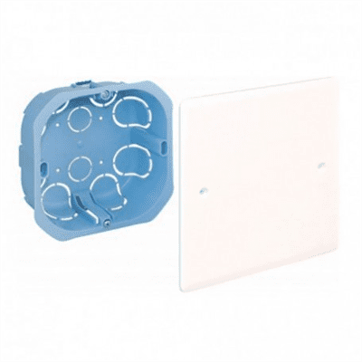 EUR’OHM – Boite de dérivation encastrée placo 100x100x40 – 51002