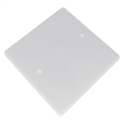 EUR’OHM – Couvercle à vis 86×86 blanc – 52303