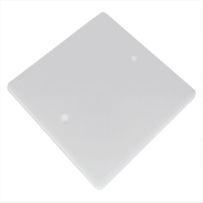 EUR’OHM – Couvercle à vis 160×160 blanc – 52306