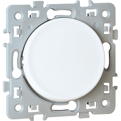 Bouton poussoir 10A gamme SQUARE blanc – EUR60202