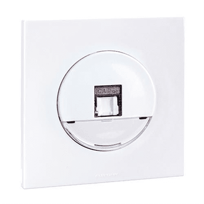 PRISE RJ45 catégorie 6 grade 3 FTP gamme SQUARE blanche – Eurohm