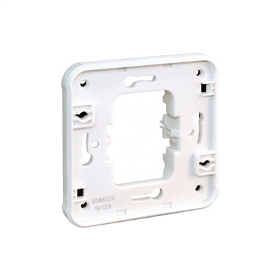 EUR’OHM Oxxo – Cadre support pour autres fonctions encastrée blanc ip55 – 60894