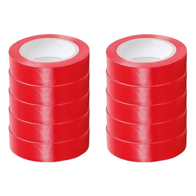 EUR’OHM – Scotch rouge diamètre 15mm – 72005