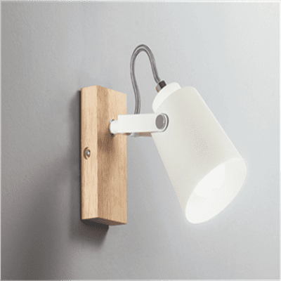 Applique EDA E14 bois blanc – EDAAP1