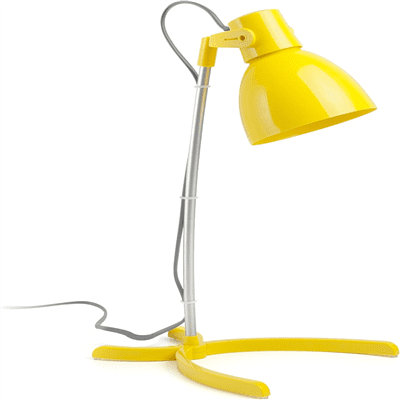 Lampe de bureau jaune HEIDI FARO