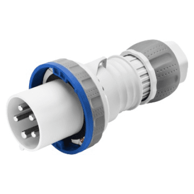 FICHE MALE IEC 309 IP66 3P+T 125A 200-250V BLEU – GW60058H