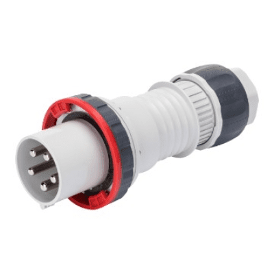 FICHE MALE IEC 309 IP66 3P+T 125A 380-415V ROUGE – GW60060H