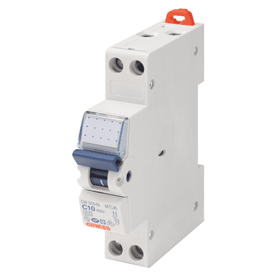 Disjoncteur modulaire à vis Ph+N courbe C – 16A – GW90607