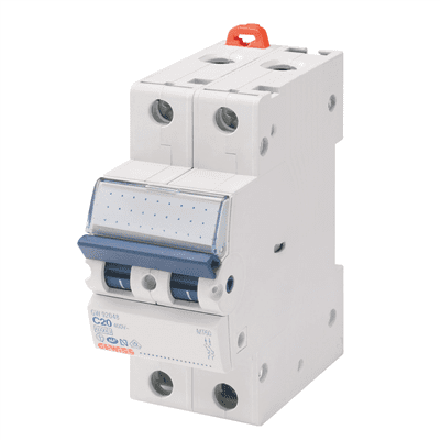 GEWISS – Disjoncteur 2P 20A 6KA courbe D – GW92448