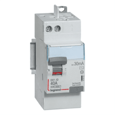 INTERRUPTEUR DIFFERENTIEL LEGRAND 2P 40A TYPE AC 30MA – 411632