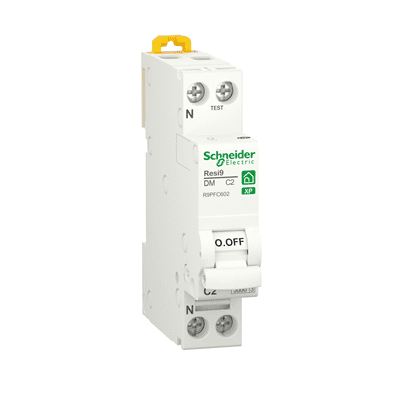 SCHNEIDER RESI9 – Disjoncteur à vissé PH+N 2A – R9PFC602