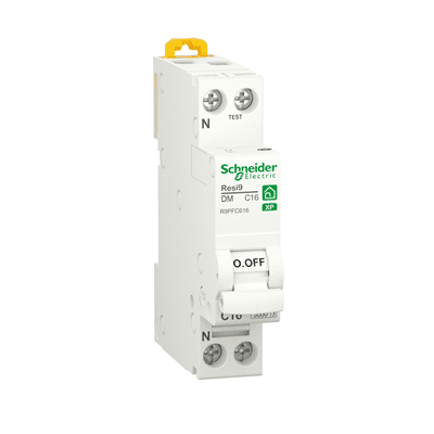 SCHNEIDER RESI9 – Disjoncteur à vissé PH+N 16A – R9PFC616